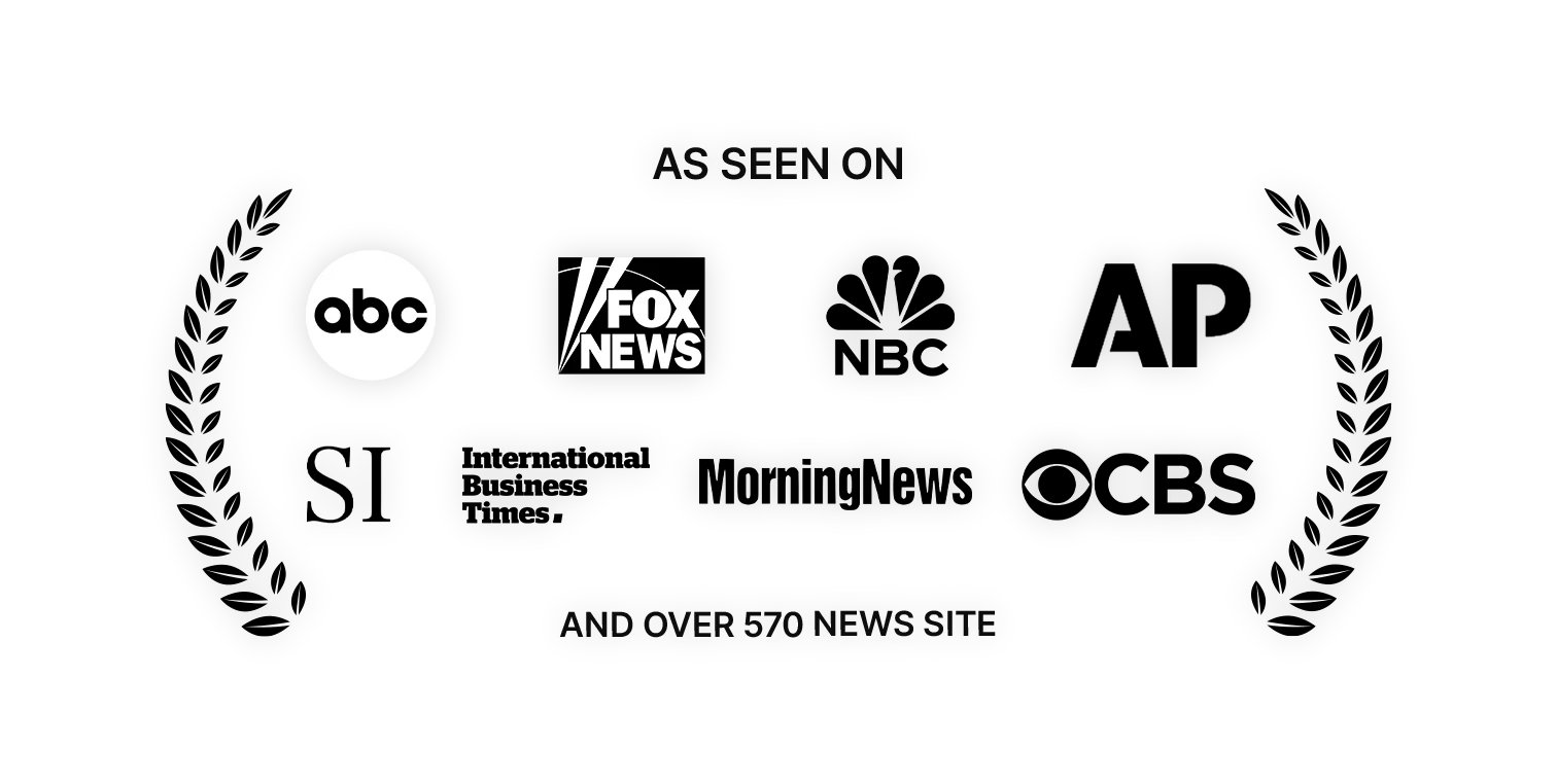 As seen on - Featured in major publications and award ceremonies